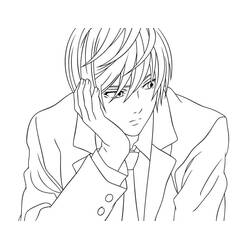 Disegno da colorare: Death Note (Anime e Manga) #183157 - Pagine da Colorare Stampabili Gratuite