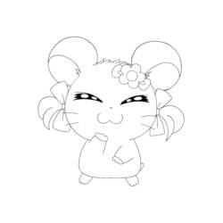 Disegno da colorare: Hamtaro (Anime e Manga) #39982 - Pagine da Colorare Stampabili Gratuite