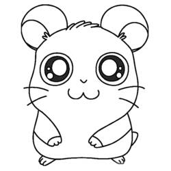 Disegno da colorare: Hamtaro (Anime e Manga) #40177 - Pagine da Colorare Stampabili Gratuite