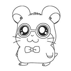 Disegno da colorare: Hamtaro (Anime e Manga) #40202 - Pagine da Colorare Stampabili Gratuite