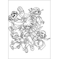 Disegno da colorare: I Leggendari (Anime e Manga) #214561 - Pagine da Colorare Stampabili Gratuite