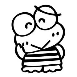 Disegno da colorare: Keroppi (Anime e Manga) #213316 - Pagine da Colorare Stampabili Gratuite