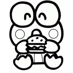 Disegno da colorare: Keroppi (Anime e Manga) #213327 - Pagine da Colorare Stampabili Gratuite