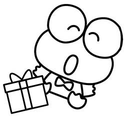 Disegno da colorare: Keroppi (Anime e Manga) #213336 - Pagine da Colorare Stampabili Gratuite