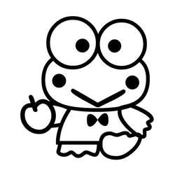 Disegno da colorare: Keroppi (Anime e Manga) #213339 - Pagine da Colorare Stampabili Gratuite