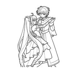 Disegno da colorare: Mermaid Melody: Pichi Pichi Pitch (Anime e Manga) #53744 - Pagine da Colorare Stampabili Gratuite