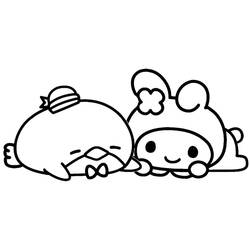 Disegno da colorare: My Melody (Anime e Manga) #220004 - Pagine da Colorare Stampabili Gratuite