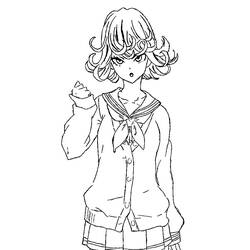 Disegno da colorare: One Punch Man (Anime e Manga) #183038 - Pagine da Colorare Stampabili Gratuite