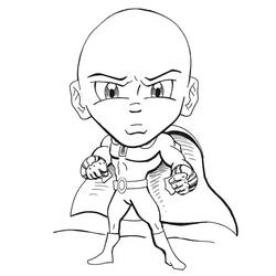 Disegno da colorare: One Punch Man (Anime e Manga) #183066 - Pagine da Colorare Stampabili Gratuite