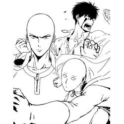 Disegno da colorare: One Punch Man (Anime e Manga) #183082 - Pagine da Colorare Stampabili Gratuite