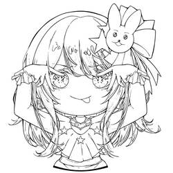 Disegni da colorare: Oshi no Ko - Pagine da Colorare Stampabili Gratuite