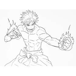 Disegno da colorare: Satoru Gojo (Anime e Manga) #220371 - Pagine da Colorare Stampabili Gratuite