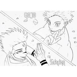 Disegno da colorare: Satoru Gojo (Anime e Manga) #220389 - Pagine da Colorare Stampabili Gratuite