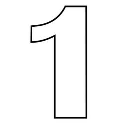 Disegno da colorare: Numero 1 (Apprendimento e Educazione) #221298 - Pagine da Colorare Stampabili Gratuite