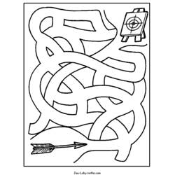 Disegno da colorare: Labirinti (Apprendimento e Educazione) #126501 - Pagine da Colorare Stampabili Gratuite