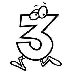 Disegno da colorare: Numero 3 (Apprendimento e Educazione) #221351 - Pagine da Colorare Stampabili Gratuite