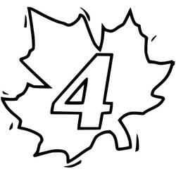 Disegno da colorare: Numero 4 (Apprendimento e Educazione) #221373 - Pagine da Colorare Stampabili Gratuite