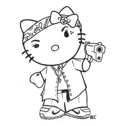 Disegni da colorare: Gangster - Pagine da Colorare Stampabili Gratuite