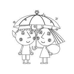 Disegni da colorare: Ben e Holly's Little Kingdom - Pagine da Colorare Stampabili Gratuite