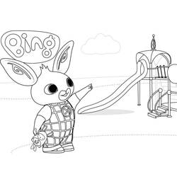 Disegni da colorare: Bing e Flop - Pagine da Colorare Stampabili Gratuite