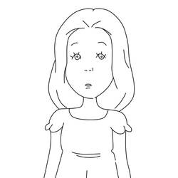 Disegni da colorare: Dragon Princess - Pagine da Colorare Stampabili Gratuite