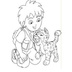 Disegni da colorare: Go Diego! - Pagine da Colorare Stampabili Gratuite
