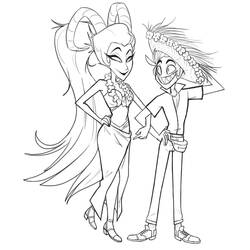 Disegno da colorare: Hazbin Hotel (Cartoni Animati e Serie Animate) #213555 - Pagine da Colorare Stampabili Gratuite