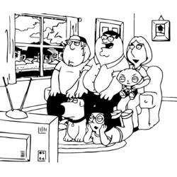 Disegno da colorare: I Griffin (Cartoni Animati e Serie Animate) #48741 - Pagine da Colorare Stampabili Gratuite