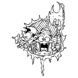 Disegno da colorare: Kid Paddle (Cartoni Animati e Serie Animate) #213671 - Pagine da Colorare Stampabili Gratuite