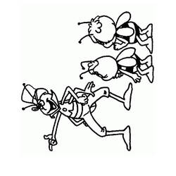 Disegno da colorare: L'Ape Maia (Cartoni Animati e Serie Animate) #28240 - Pagine da Colorare Stampabili Gratuite