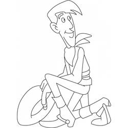 Disegno da colorare: Lucky Luke (Cartoni Animati e Serie Animate) #25555 - Pagine da Colorare Stampabili Gratuite