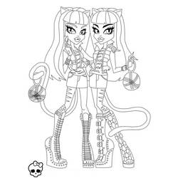 Disegni da colorare: Monster High - Pagine da Colorare Stampabili Gratuite