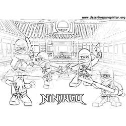 Disegni da colorare: Ninjago - Pagine da Colorare Stampabili Gratuite