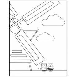 Disegni da colorare: Ollie e Moon - Pagine da Colorare Stampabili Gratuite