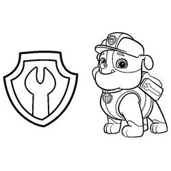 Disegno da colorare: Paw Patrol (Cartoni Animati e Serie Animate) #44314 - Pagine da Colorare Stampabili Gratuite