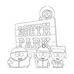 Disegni da colorare: South Park - Pagine da Colorare Stampabili Gratuite