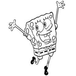 Disegno da colorare: SquareBob SquarePants (Cartoni Animati e Serie Animate) #33367 - Pagine da Colorare Stampabili Gratuite