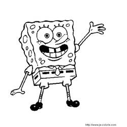 Disegno da colorare: SquareBob SquarePants (Cartoni Animati e Serie Animate) #33407 - Pagine da Colorare Stampabili Gratuite