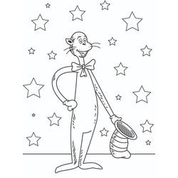 Disegno da colorare: The Cat in the Hat (Cartoni Animati e Serie Animate) #220513 - Pagine da Colorare Stampabili Gratuite