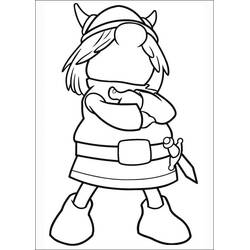 Disegno da colorare: Vic Le Viking (Cartoni Animati e Serie Animate) #207026 - Pagine da Colorare Stampabili Gratuite