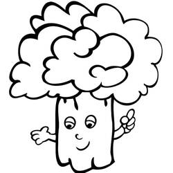 Disegno da colorare: Broccoli (Cibo e Nutrizione) #203721 - Pagine da Colorare Stampabili Gratuite