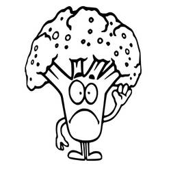 Disegno da colorare: Broccoli (Cibo e Nutrizione) #203724 - Pagine da Colorare Stampabili Gratuite