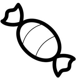 Disegno da colorare: Caramelle (Cibo e Nutrizione) #190781 - Pagine da Colorare Stampabili Gratuite