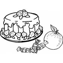 Disegno da colorare: Caramelle (Cibo e Nutrizione) #190801 - Pagine da Colorare Stampabili Gratuite