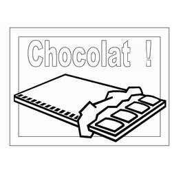 Disegno da colorare: Cioccolato (Cibo e Nutrizione) #214405 - Pagine da Colorare Stampabili Gratuite