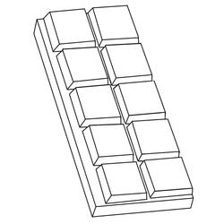 Disegno da colorare: Cioccolato (Cibo e Nutrizione) #214412 - Pagine da Colorare Stampabili Gratuite