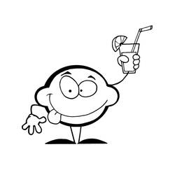 Disegno da colorare: Limone (Cibo e Nutrizione) #185022 - Pagine da Colorare Stampabili Gratuite