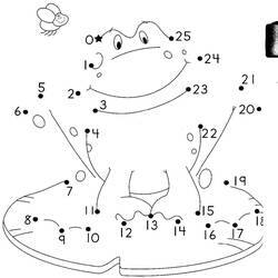Disegni da colorare: Colorare da Punto a Punto - Pagine da Colorare Stampabili Gratuite