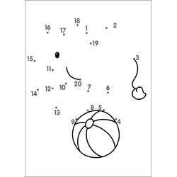 Disegno da colorare: Colorare da Punto a Punto (Colora con i Numeri) #125910 - Pagine da Colorare Stampabili Gratuite