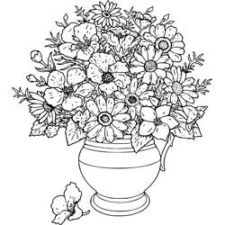 Disegni da colorare: Fiore Adulto - Pagine da Colorare Stampabili Gratuite